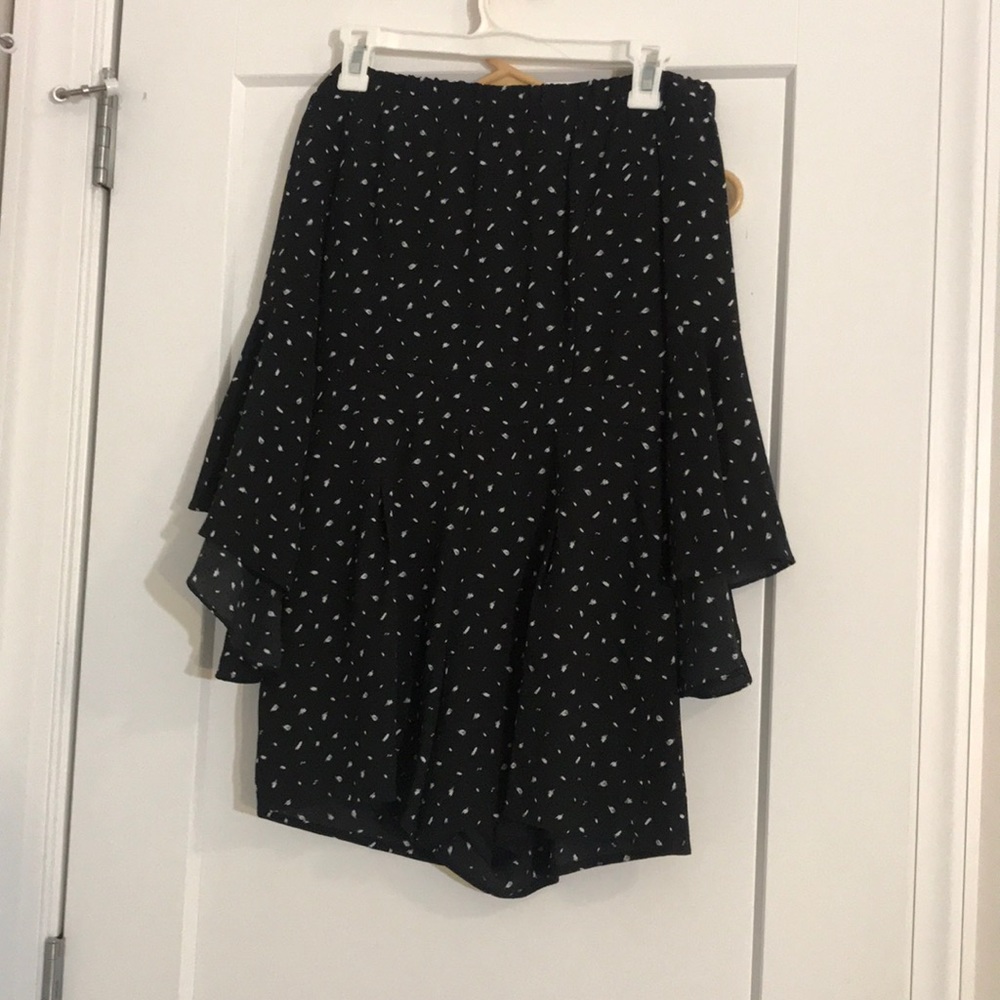 socialite bell sleeve romper